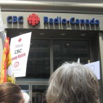 Rally in support of CBC in Ottawa, June 2014